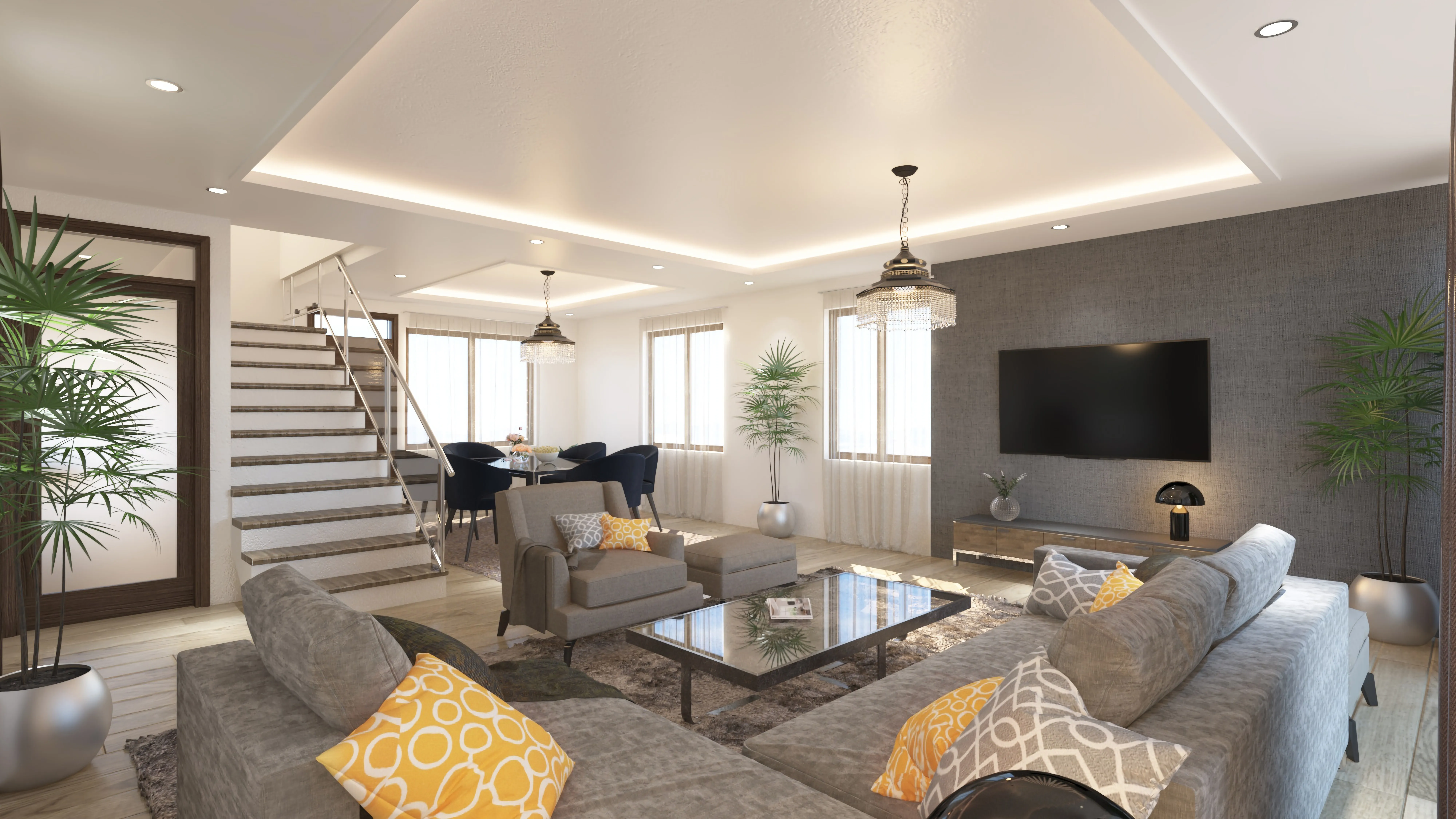 Hilal Residency - Living Area