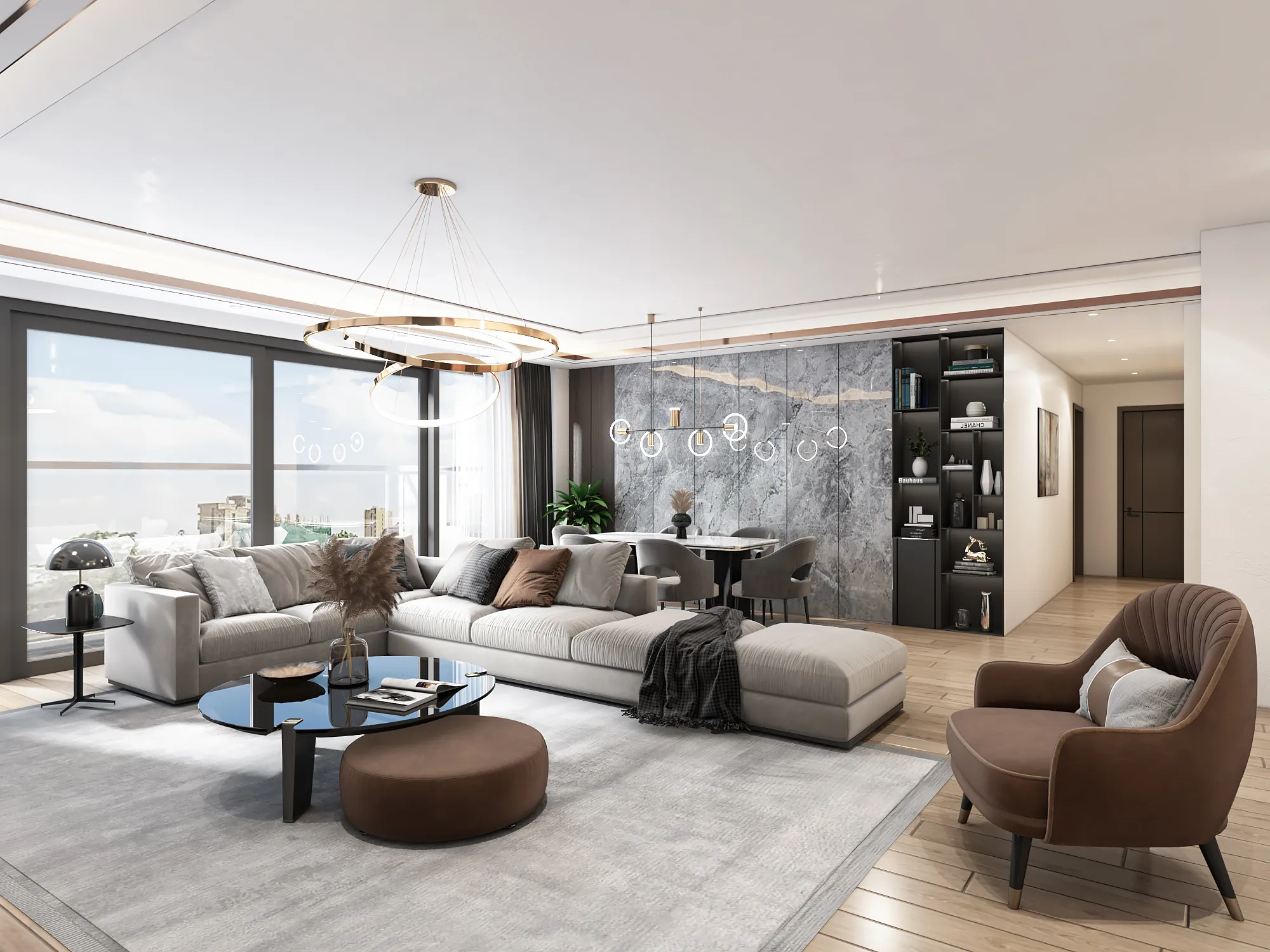 Marjaan Residency Centre - Living Area