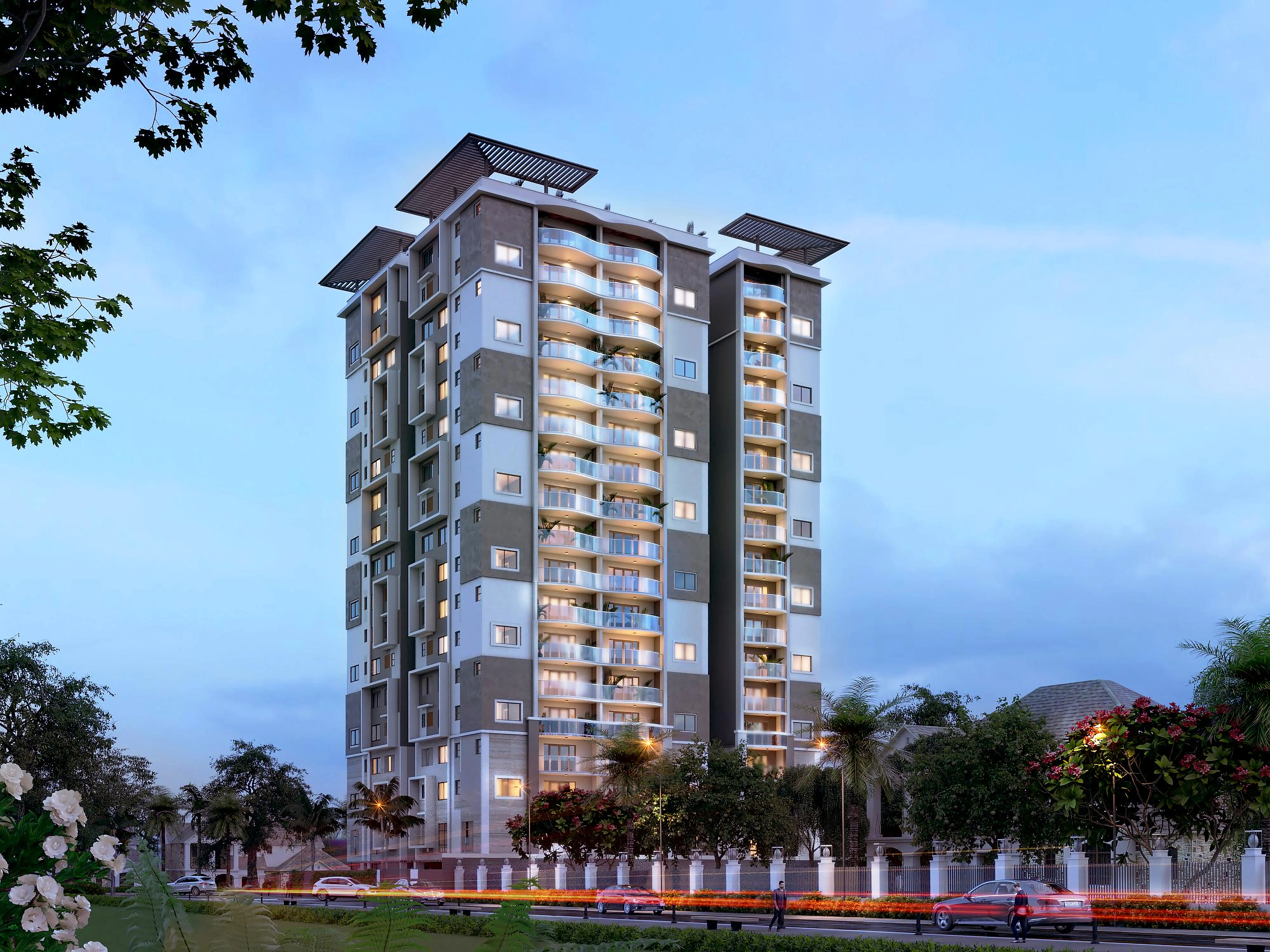 Akshar Heights - Aerial View