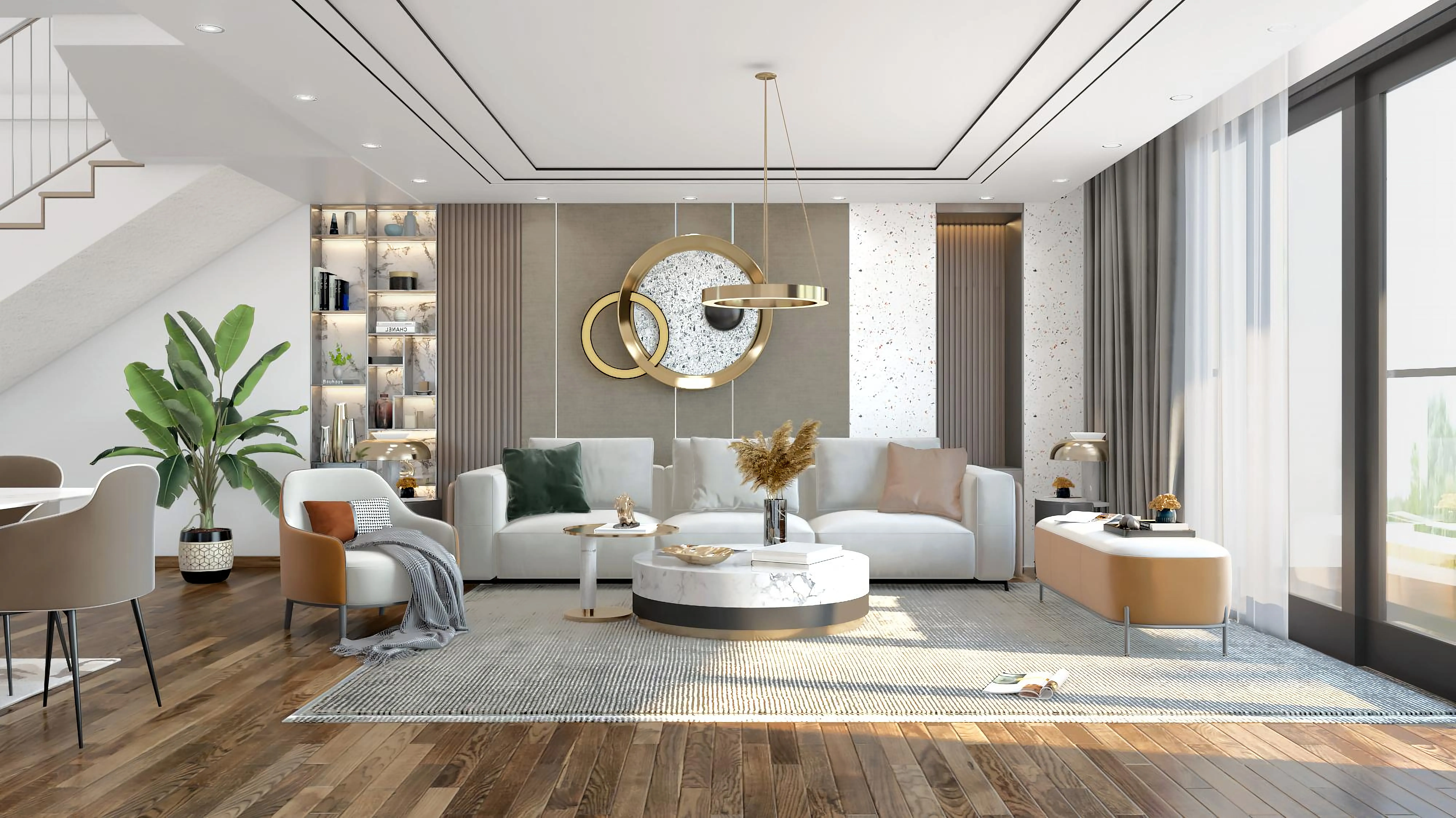 Akshar Heights - Living Area