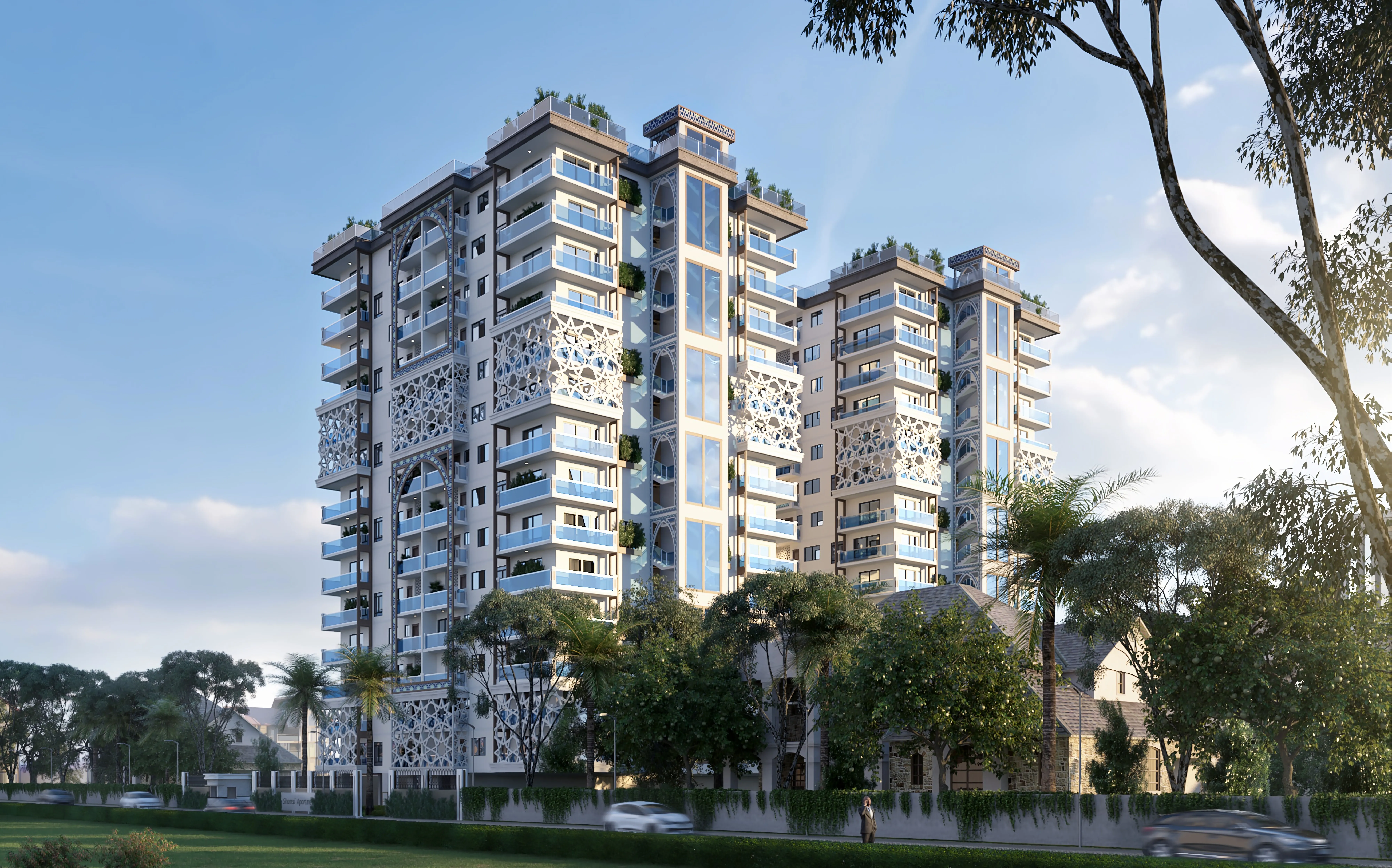 Shams Residency - Aerial View