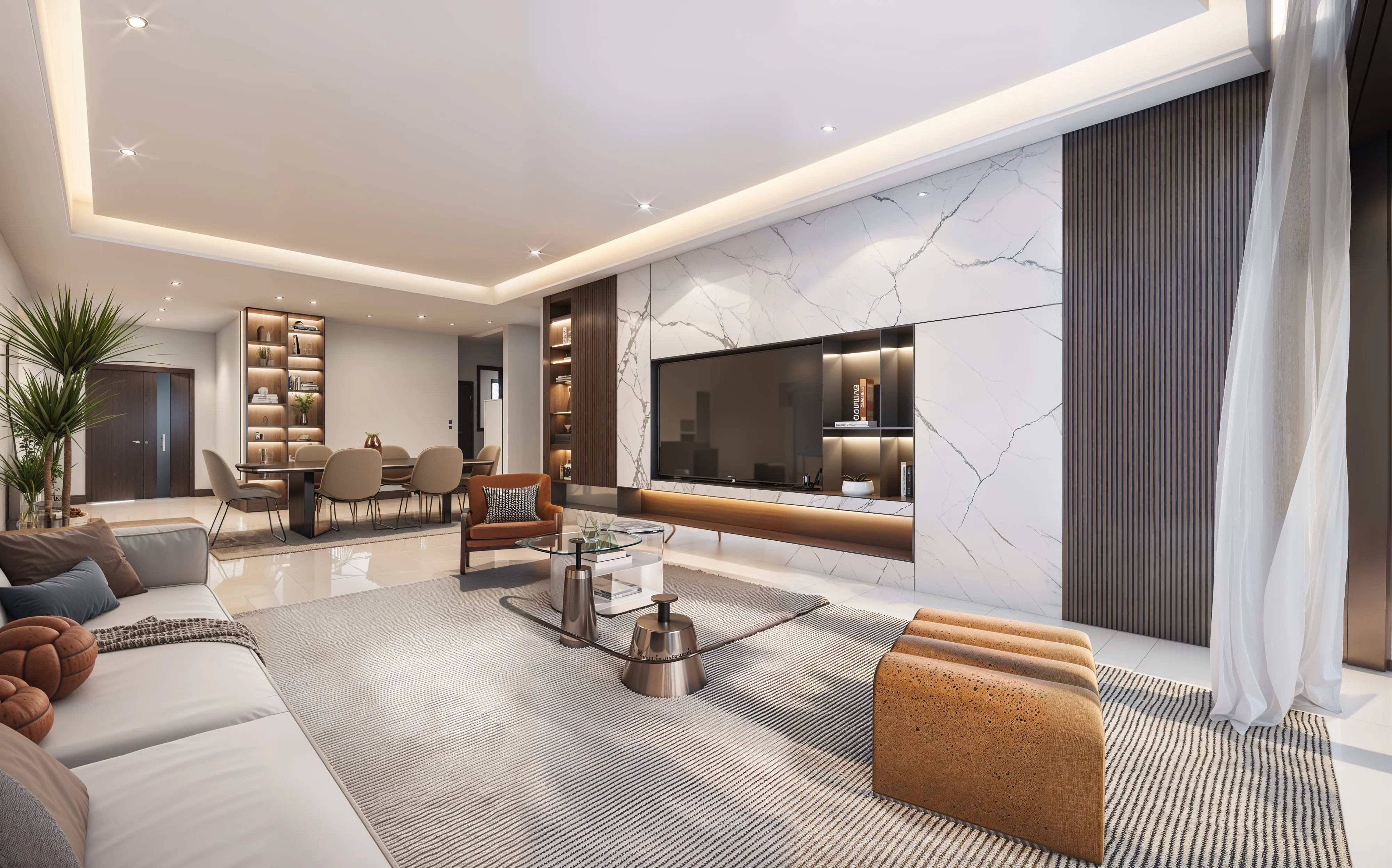 Sultana Residency - Living Area