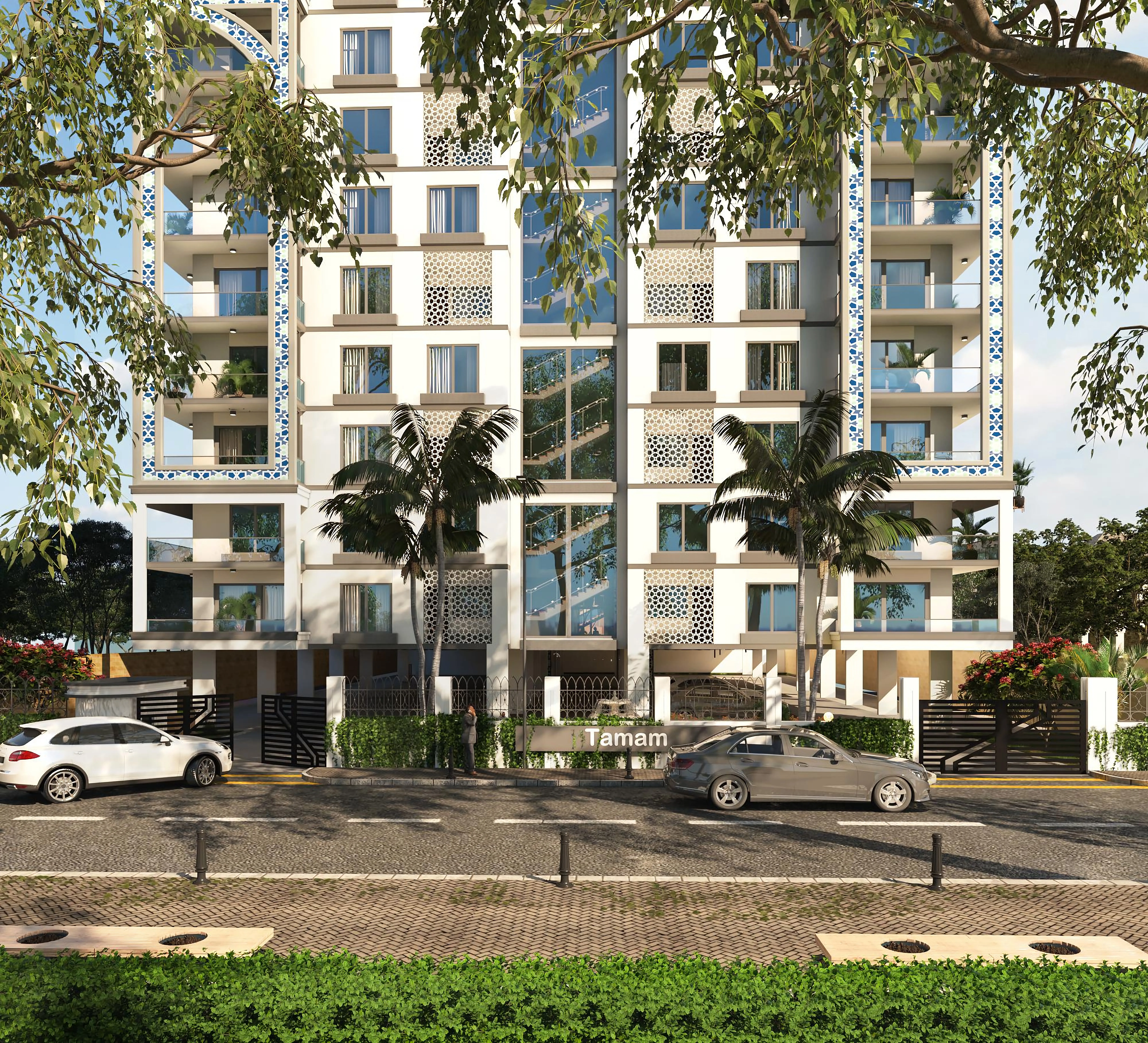 Tamam Residency - Aerial View